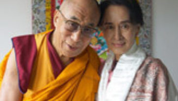 His Holiness the Dalai Lama Congratulates Aung San Suu Kyi on Victory in Myanmar’s General Election