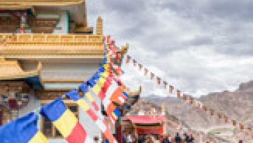 Celebrating Thonmi Sambhota and Addressing Tibetans at Choglamsar